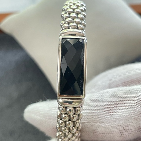 Lagos Caviar 8mm Maya Bracelet with Black Onyx-Small - Picture 3 of 10